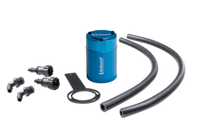 Volant 14-19 Chevrolet Silverado 1500 3oz Aluminum Oil Catch Can w/Mounting Bracket - Blue