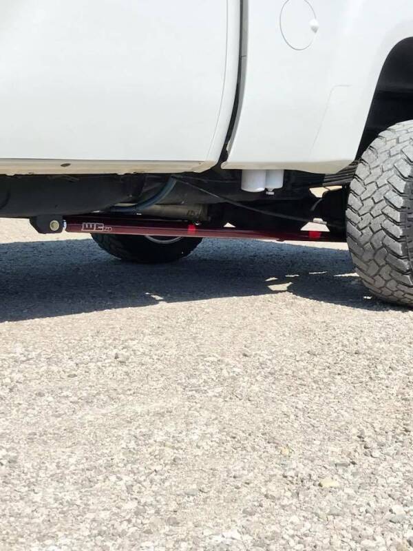 Wehrli 11-19 Chevy & GMC Duramax RCLB/CCSB/ECSB Traction Bar Kit- Flat Black