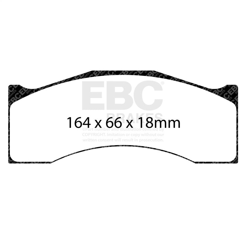 EBC Racing Alcon CAR12 / AP Racing CP6766 D50 / Brembo XA3.40.XX SR-21 Sintered Race Brake Pads