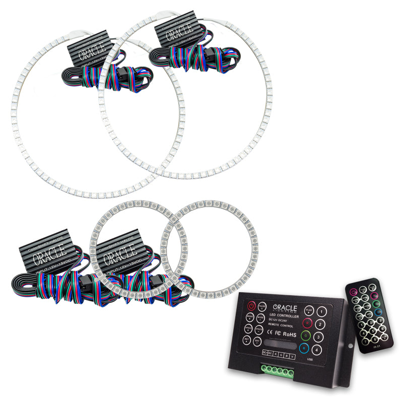 ORACLE Lighting Oracle Volkswagen Touareg 05-06 Halo Kit - ColorSHIFT w/ 2.0 Controller