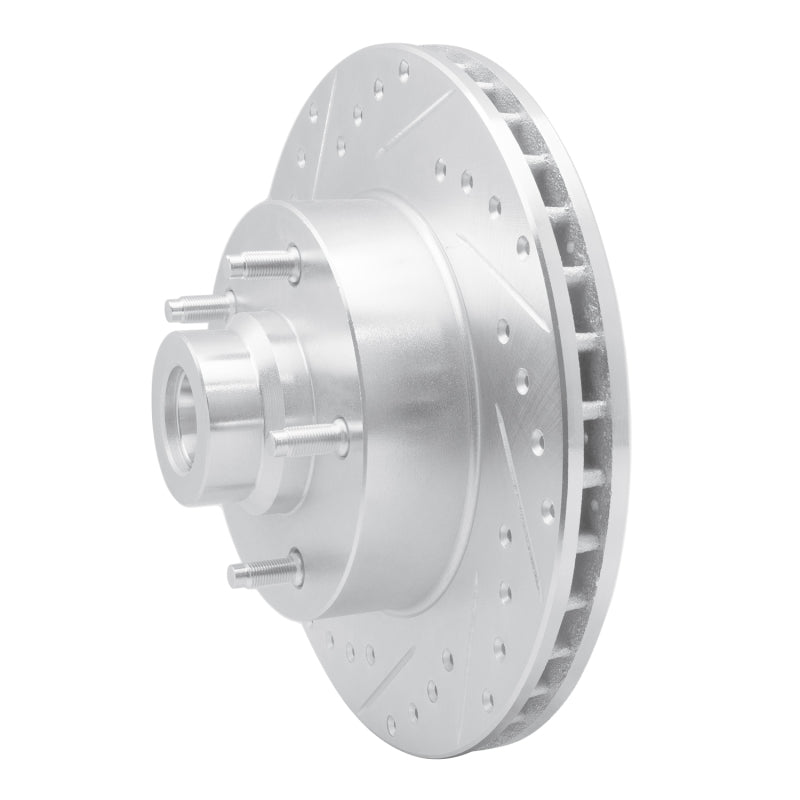 R1 Concepts R1 03-03 Dodge Ram 1500 Van Front Left Drilled & Slotted Silver Brake Rotor