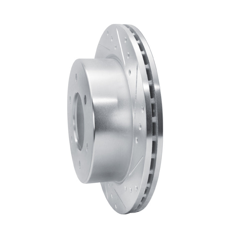 R1 Concepts R1 19-25 Ford BRONCO Rear Right Drilled & Slotted Silver Brake Rotor