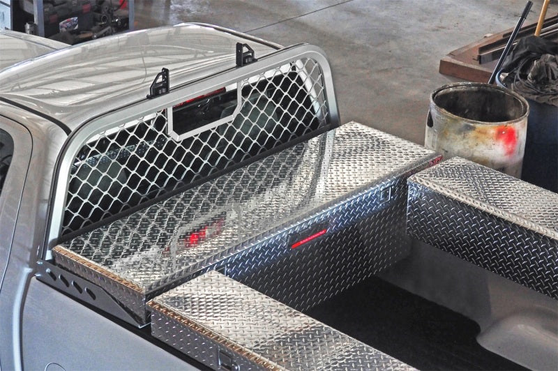 Dee Zee 99-16 Ford SuperDuty Cargo Management Cab Rack - Aluminum Mesh