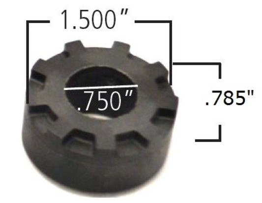 Ridetech Delrin Control Arm Single Bushing (1.5in Large OD / .750 ID / .785in OAL)