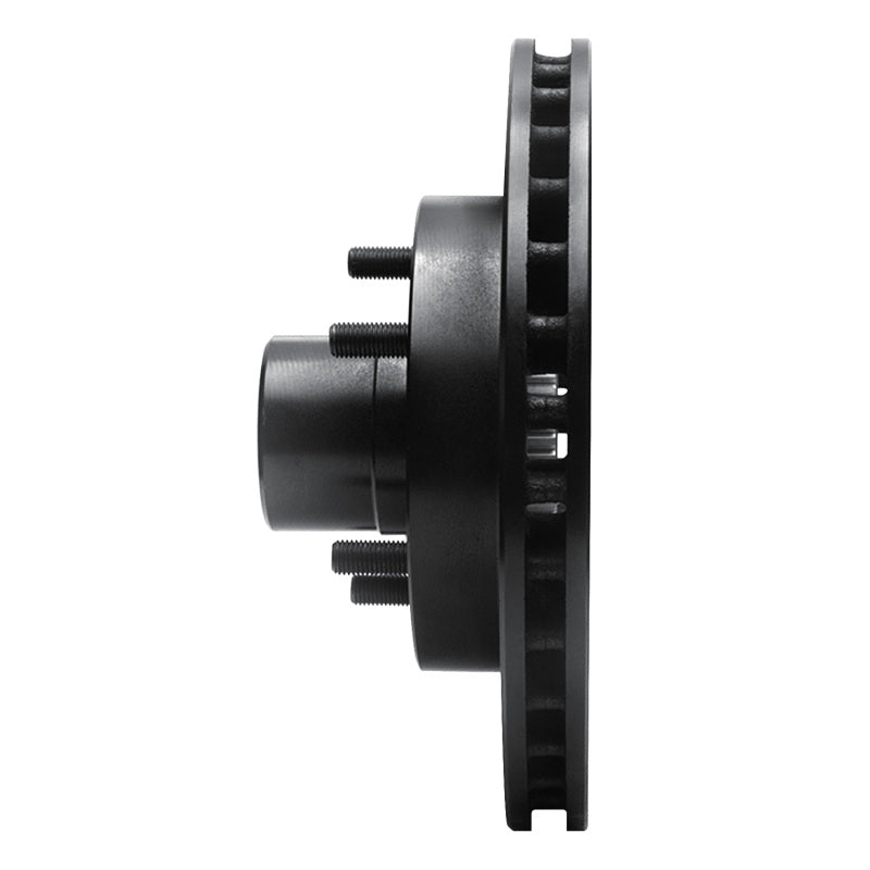 R1 Concepts R1 91-03 Chevrolet S10 Blazer Front Left Drilled & Slotted Black Brake Rotor