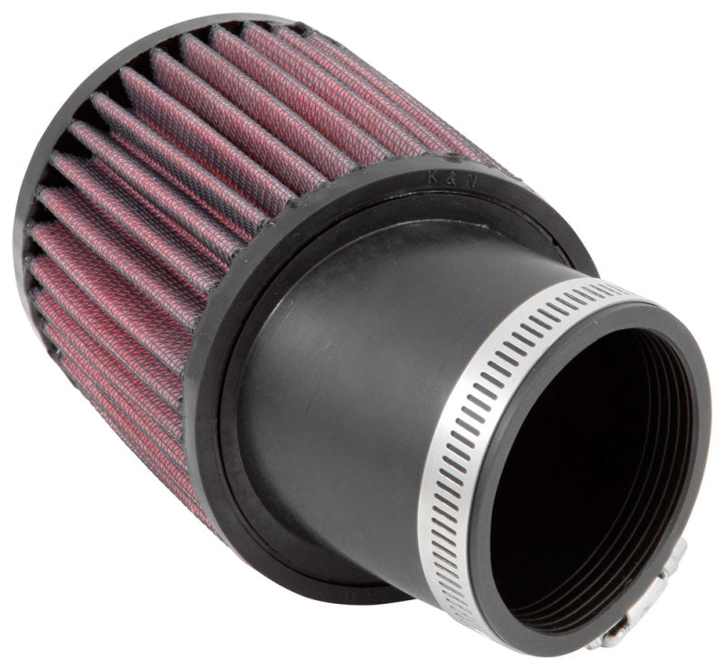 K&N Engineering K&N Filter Universal Rubber Round Straight Filter 20 Deg Angled 2-7/16in Flange 3-3/4in OD 4in H