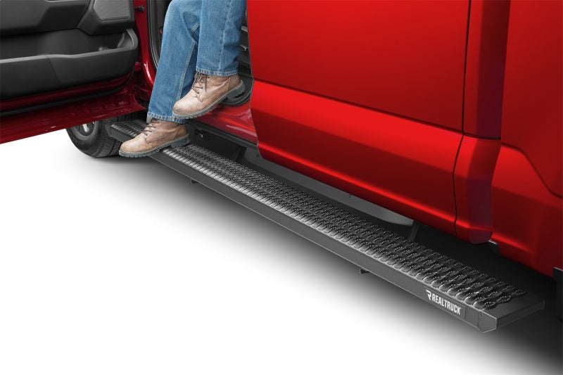 N-Fab Growler Fleet 15-19 Ford F-150 / 17-19 F-250/F-350 Crew Cab - Cab Length - Tex. Black