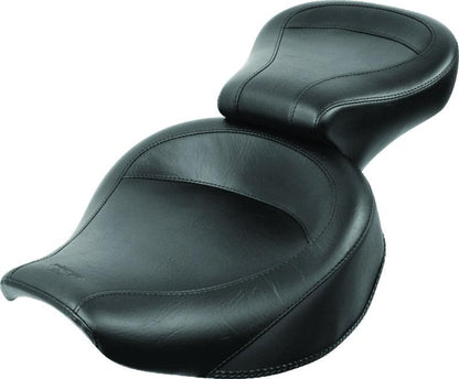 Mustang Motorcycle Mustang 82-00 Harley FXR Wide Touring 1PC Seat - Black