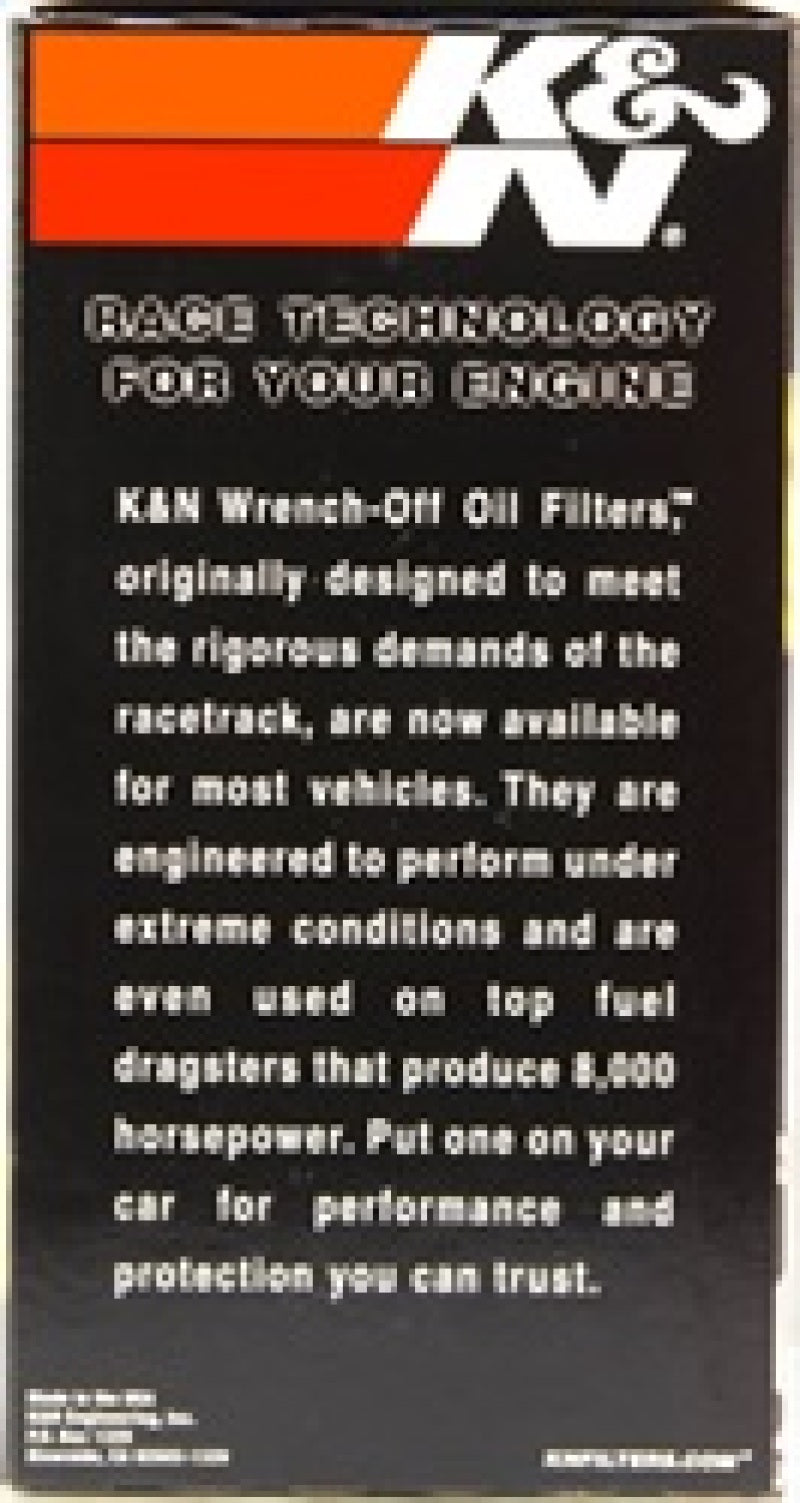 K&N Engineering K&N Oil Filter OIL FILTER; AUTOMOTIVE