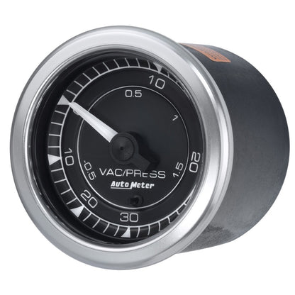 Autometer Chrono 2-1/16in 30INHG-30PSI Vacuum/Boost Gauge
