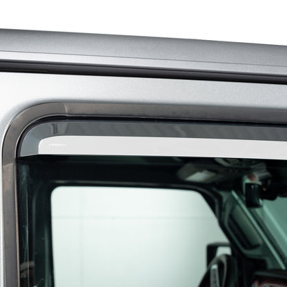Putco 09-18 Ram 1500 - Crew Cab (Set of 4) Excl Rebel Model Element Chrome Window Visors