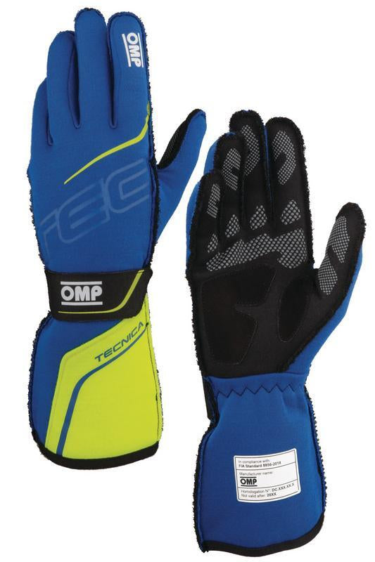 OMP TECNICA GLOVES FIA 8856-2018 BLACK / ANTHRACITE SZ XL