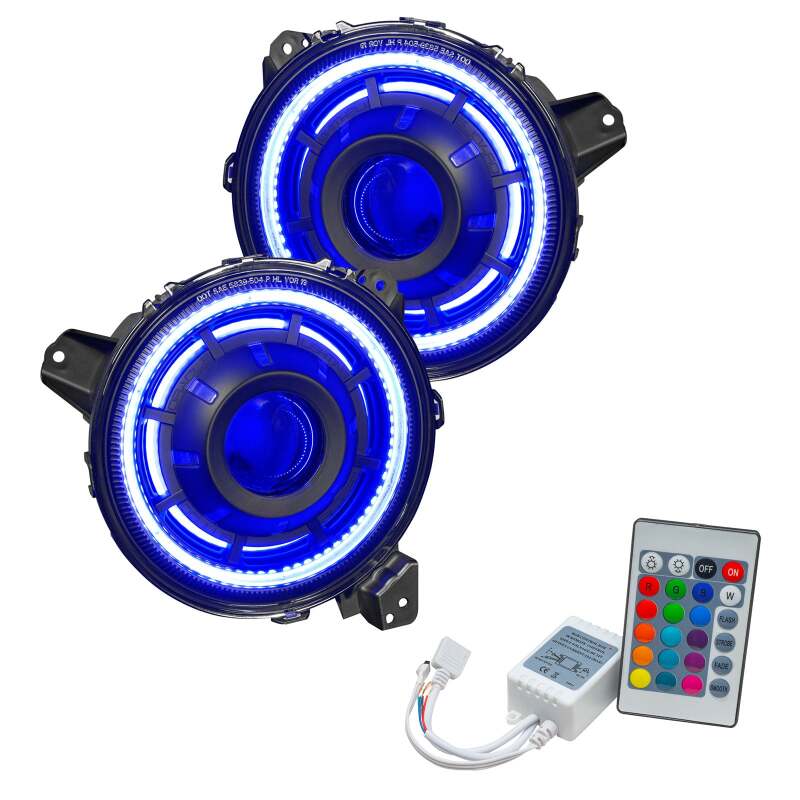 ORACLE Lighting Oracle Oculus Bi-LED Projector Headlights for Jeep JL/Gladiator JT - w/ Simple Controller
