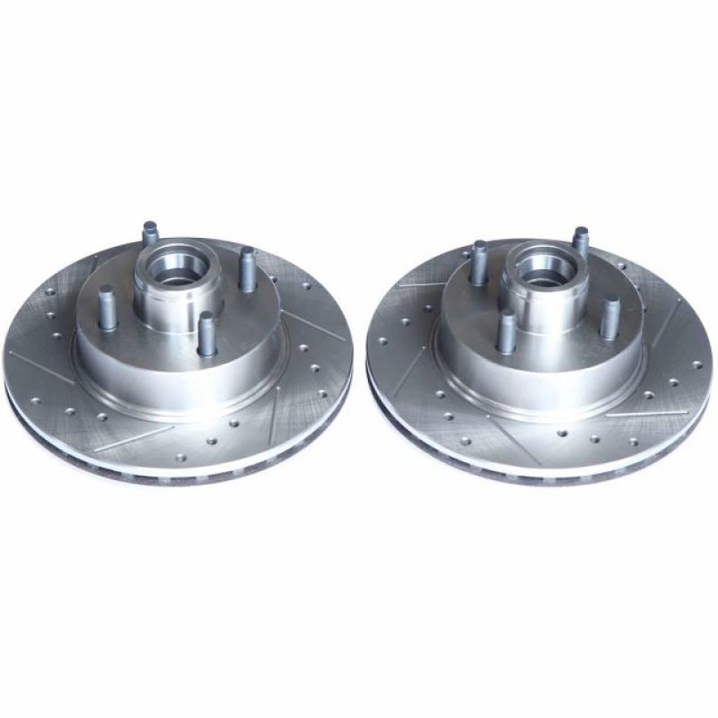 PowerStop Power Stop 1979 Ford Mustang Front Evolution Drilled & Slotted Rotors - Pair