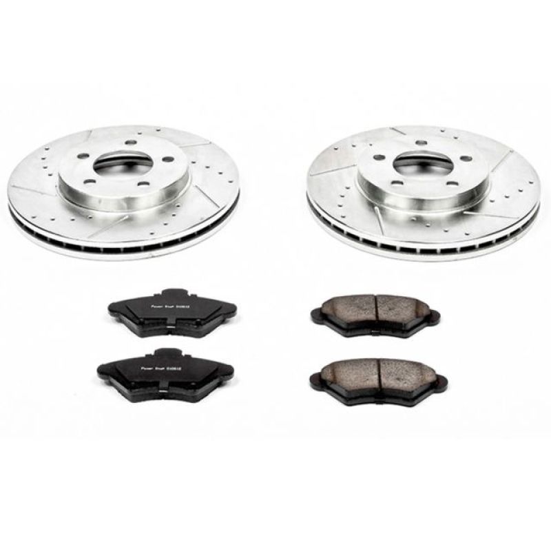 PowerStop Power Stop 93-97 Ford Thunderbird Front Z23 Evolution Sport Brake Kit