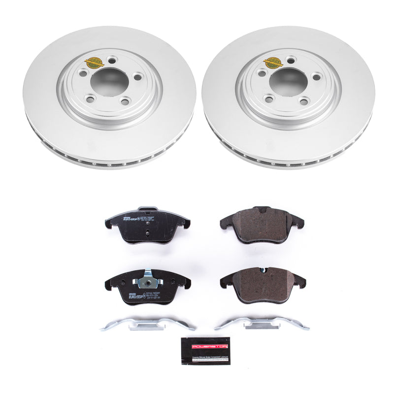 PowerStop Power Stop 06-08 Jaguar S-Type Front Euro-Stop Brake Kit