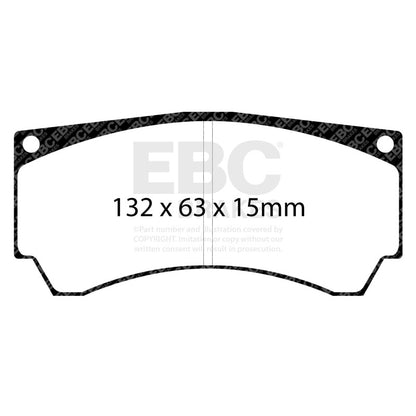 EBC Racing Alcon Mono4 Caliper RP-X Race Pads