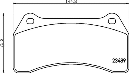 Mintex MDB2220 Brake Pad Set, disc brake