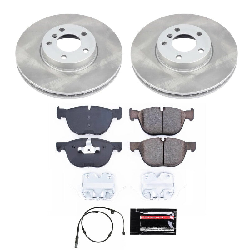 PowerStop Power Stop 11-19 BMW X6 Front Semi-Coated Rotor Kit
