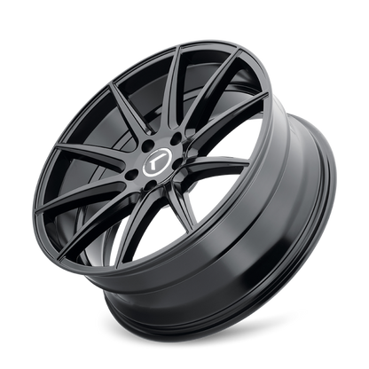 Kraze Wheels Kraze KR194 Cosmos 20x8.5 / 5x120 BP / 38mm Offset / 74.1mm Hub Gloss Black Wheel