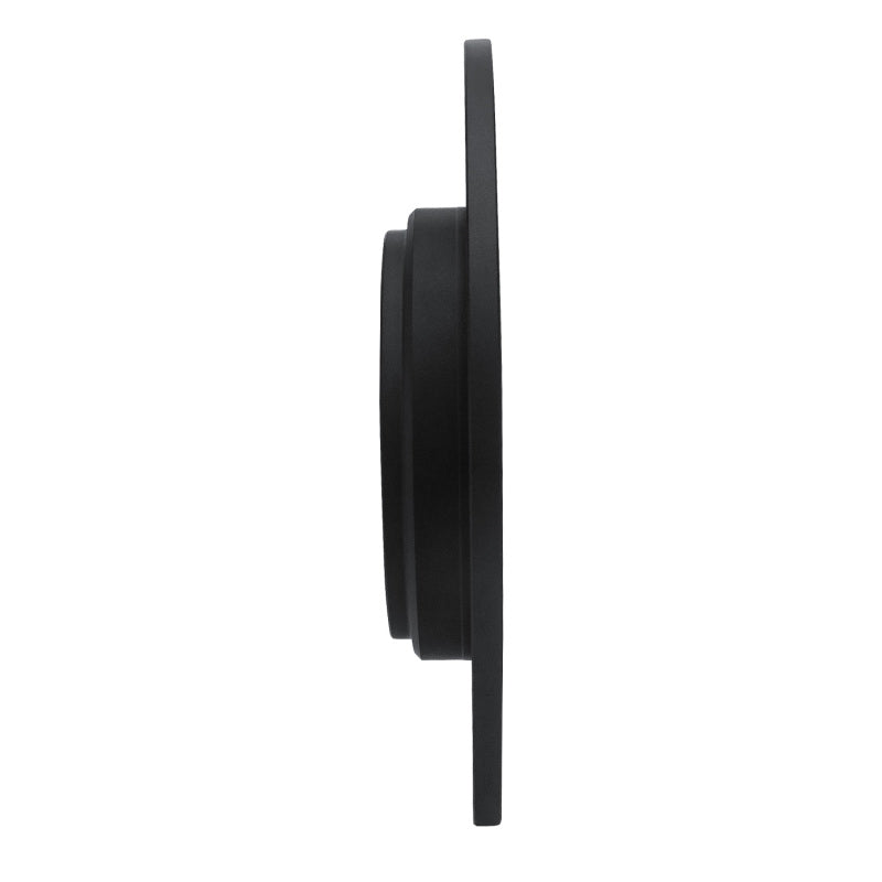 R1 Concepts R1 17-20 Acura MDX Rear Right Drilled & Slotted Black Brake Rotor