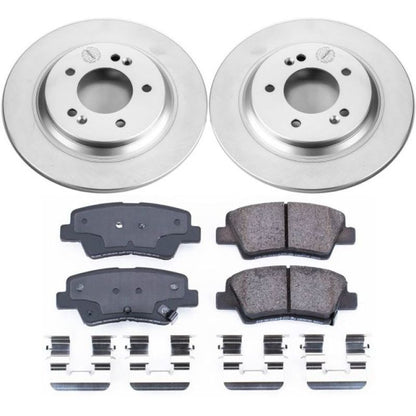 PowerStop Power Stop 2015 Hyundai Sonata Rear Z17 Evolution Geomet Coated Brake Kit