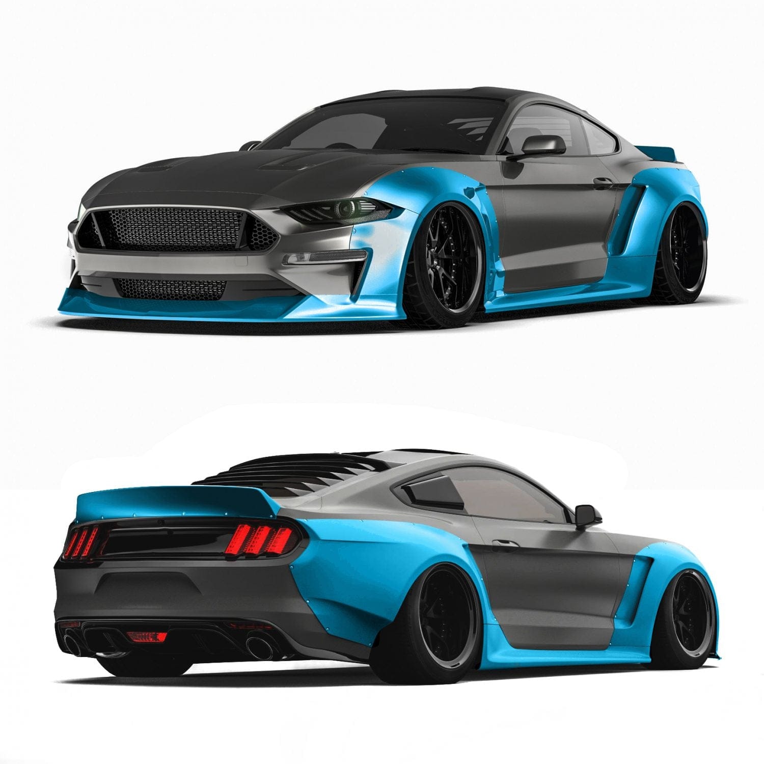 Clinched 2018 Ford Mustang Widebody Kit