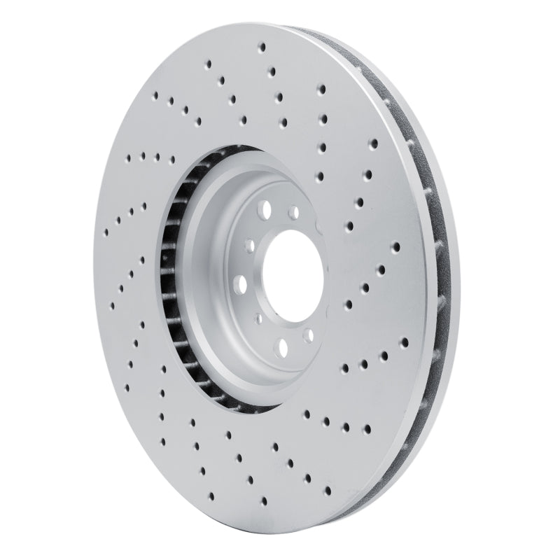 DFC 15-19 BMW X6 Left Front Drilled GeoSPEC Coated Rotor