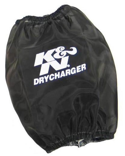 K&N Engineering K&N Black Drycharger Round Tapered Air Filter Wrap 5.5in Base ID x 4.5in Top ID x 6.5in H