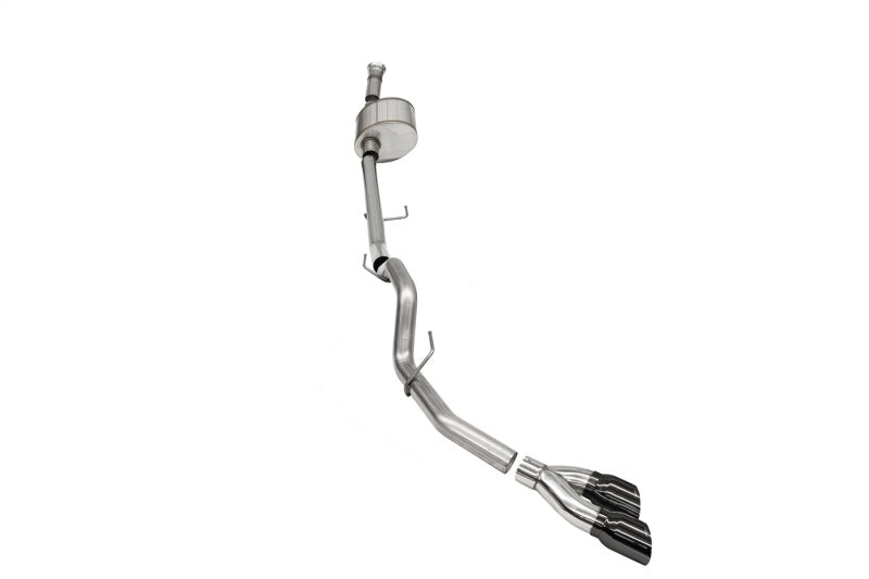 CORSA Performance Corsa 2021-2025 Ford F-150 Regular Cab/ 8in Bed 5.0L V8 Xtreme Cat-Back Single Side Exit-Black PVD