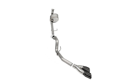 CORSA Performance Corsa 2021-2025 Ford F-150 Regular Cab/ 8in Bed 5.0L V8 Xtreme Cat-Back Single Side Exit-Black PVD