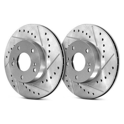 StopTech Select Sport 06-15 Dodge Charger/ 05-15 Chrysler 300 Slotted/Drilled Right Rear Brake Rotor