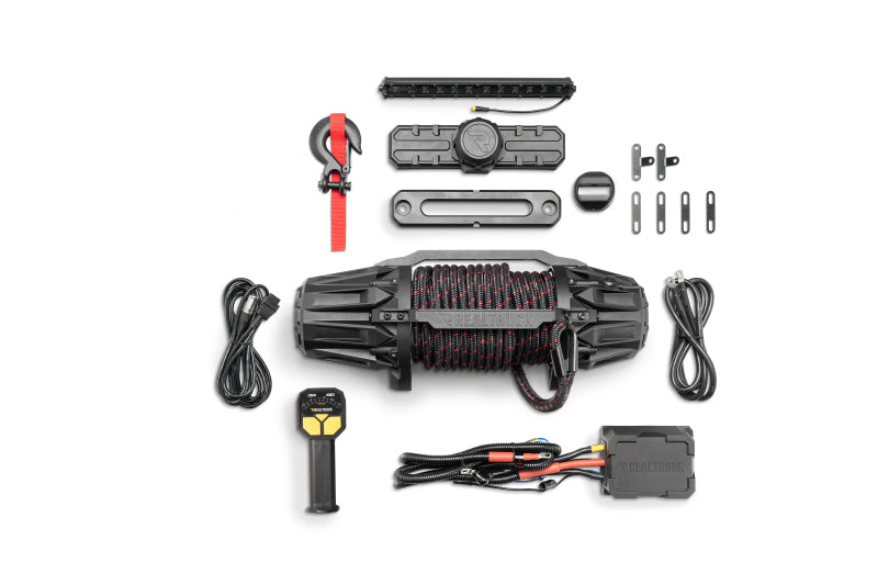 Go Rhino RealTruck Universal Traction Recovery 10K Winch - Black