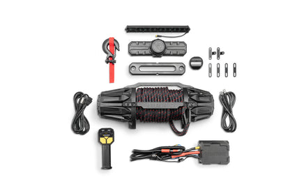 Go Rhino RealTruck Universal Traction Recovery 10K Winch - Black