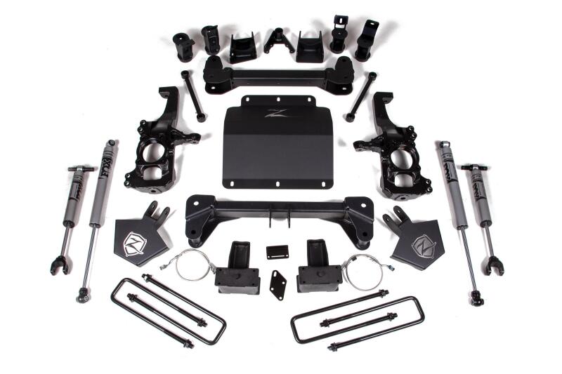 Zone Offroad 2020 Chevy/GM 2500HD/3500HD 5in Suspension System - W/ Overload