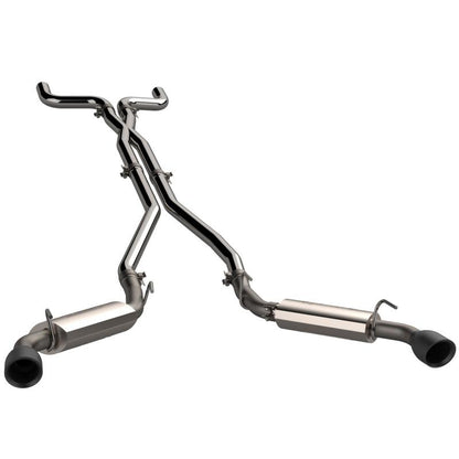 QTP 2010-2013 Chevrolet Camaro SS 6.2L QTP AR3 Cat Back Black Tips