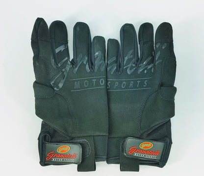 Granatelli Motor Sports Granatelli X-Large Mechanics Work Gloves - Black w/Touch Screen Finger Tips & Granatelli Logo