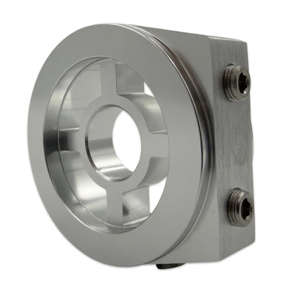 BLOX Racing Oil Filter Block Adapter Silver / For Oil Pressure / Oil Temperature