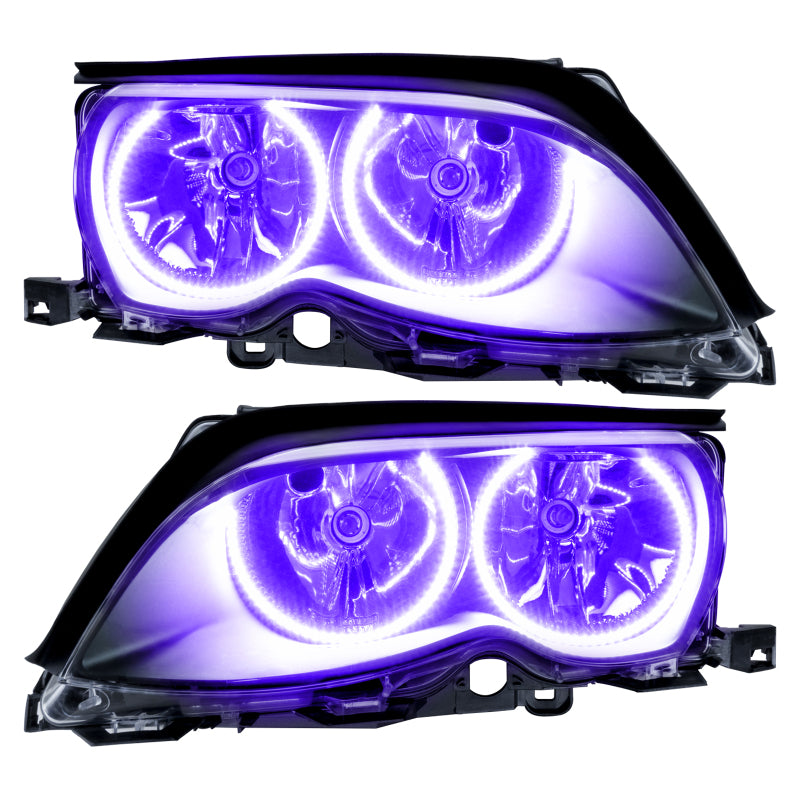 ORACLE Lighting Oracle 02-05 BMW 3 Series SMD HL - Black - ColorSHIFT w/ Simple Controller