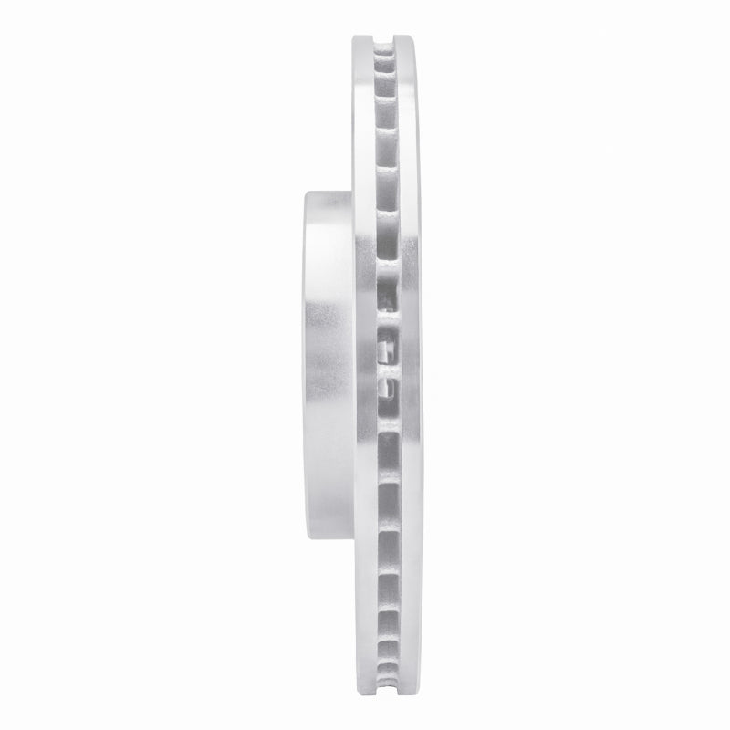 R1 Concepts R1 84-87 Nissan Micra (Canada) Front Right Drilled & Slotted Silver Brake Rotor