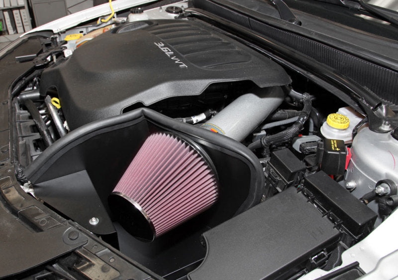 K&N Engineering K&N 11-13 Dodge Avenger 3.6L V6 Silver Typhoon Intake