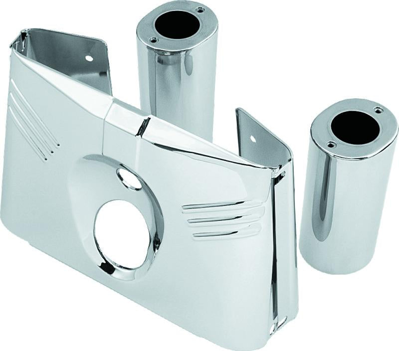 Bikers Choice 86-08 FLST Chrome 5 Piece Tin Fork Cover Kit