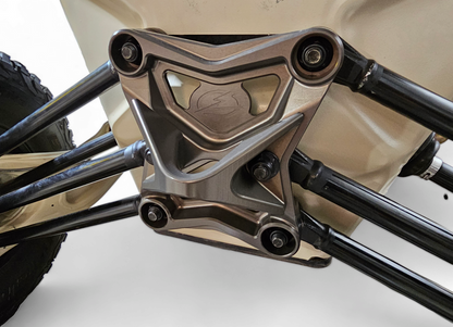 Elektric Off Road Elektric Offroad 2017-2021 Can Am X3 Maverick Volt Radius Rod Plate Anodized Gun Metal