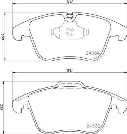 Mintex MDB2932 Brake Pad Set, disc brake