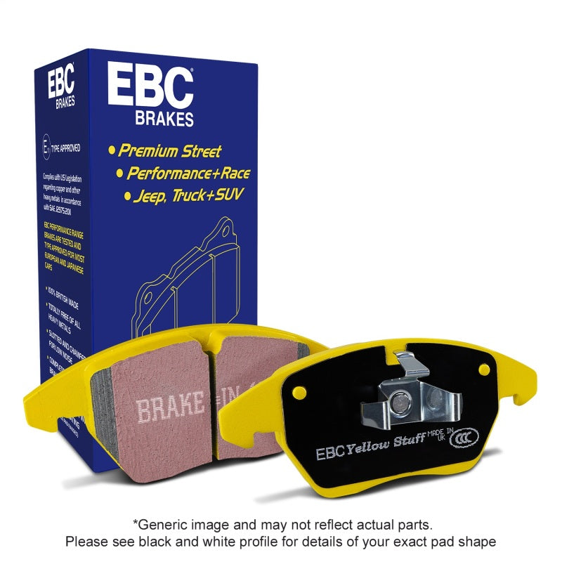 EBC 13-18 Bentley Continental 4.4TT Yellowstuff Front Brake Pads