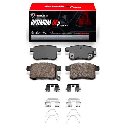 R1 Concepts R1 2008-2017 Acura TSX Rear R1 Optimum OE Pads & Hardware Kit