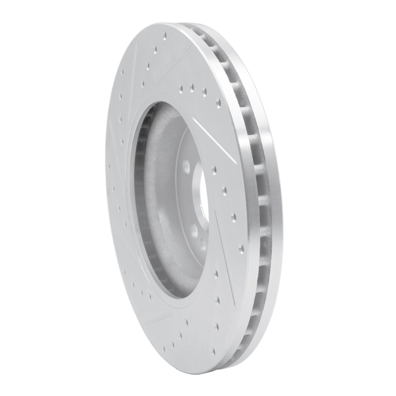 R1 Concepts R1 06-12 Mercedes-Benz ML500 (USA/Canada) Front Right Drilled & Slotted Silver Brake Rotor