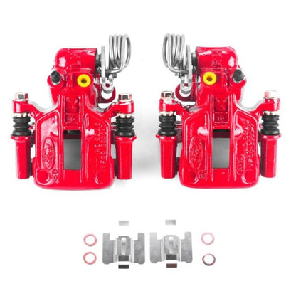 PowerStop Power Stop 93-07 Ford Taurus Rear Red Calipers w/Brackets - Pair