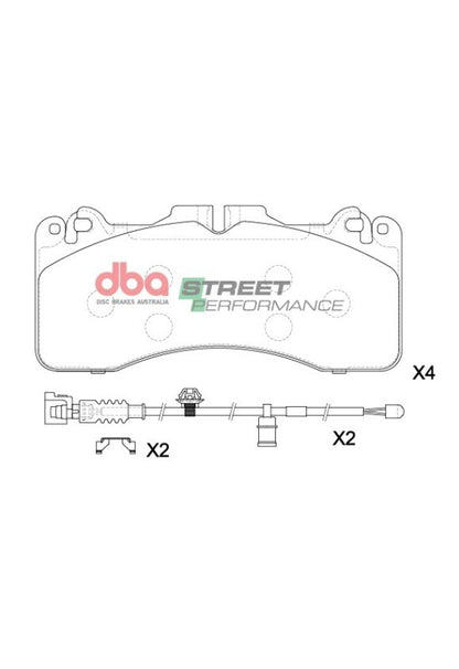 DBA 16-20 Lexus GS F SP Performance Front Brake Pads