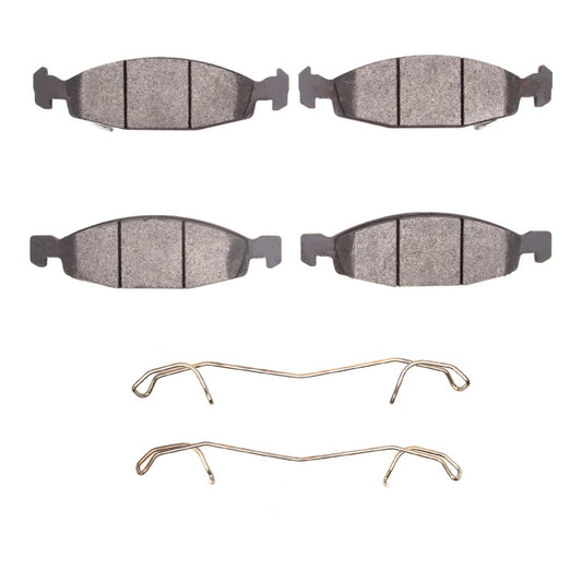 R1 Concepts R1 99-02 Jeep Grand Cherokee Front Semi Met Pads & Hardware Kit